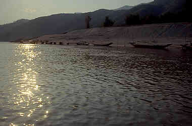 Mekong River near Houayxai, Bokeo Province, Laos.
